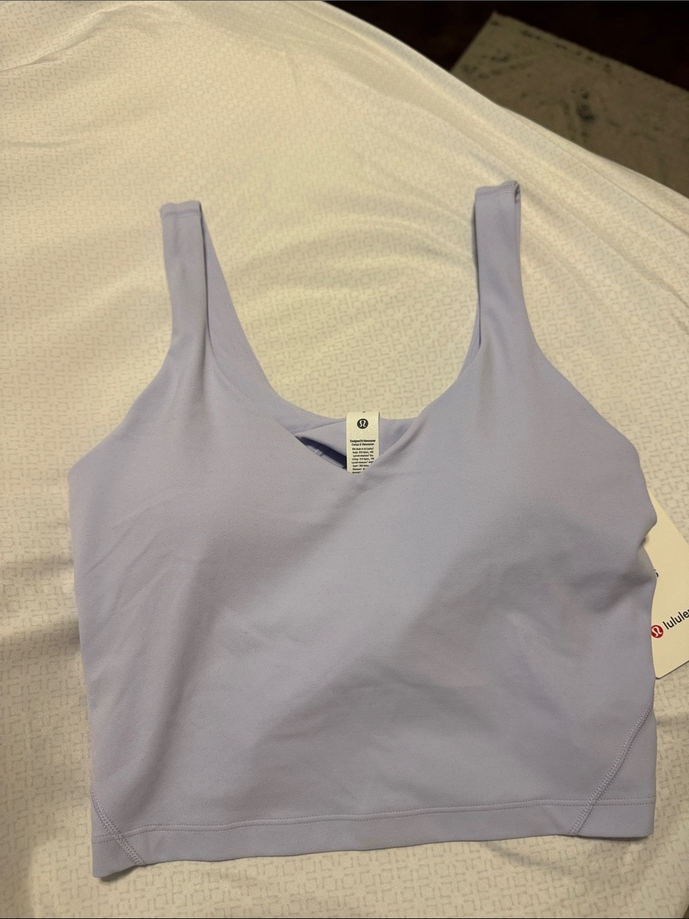 lululemon athletica Lavender Scoop Tank Top